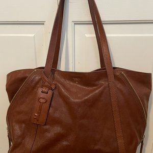 Fossil Handbag-Brown/Carmel